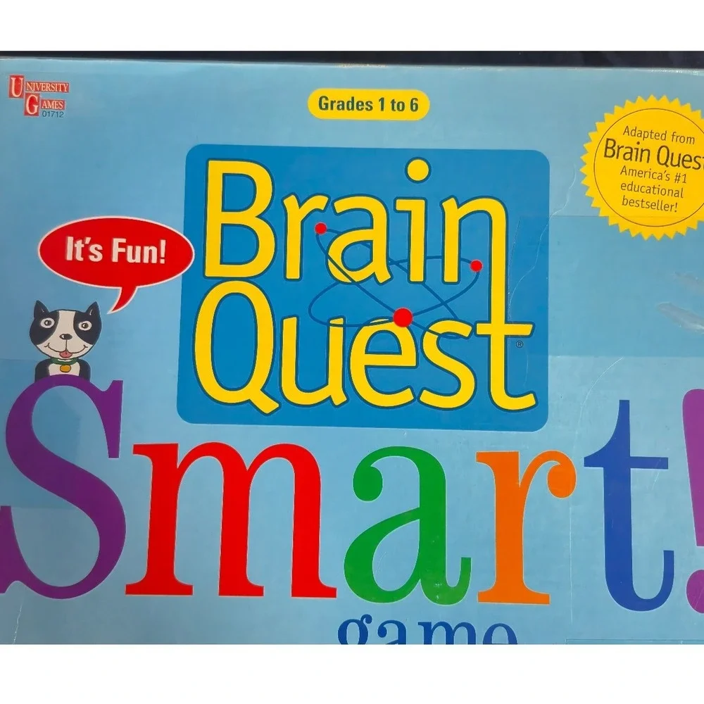 Brain Quest Smart‎ Game University Games Grades 1-6 Educational Trivia 01712